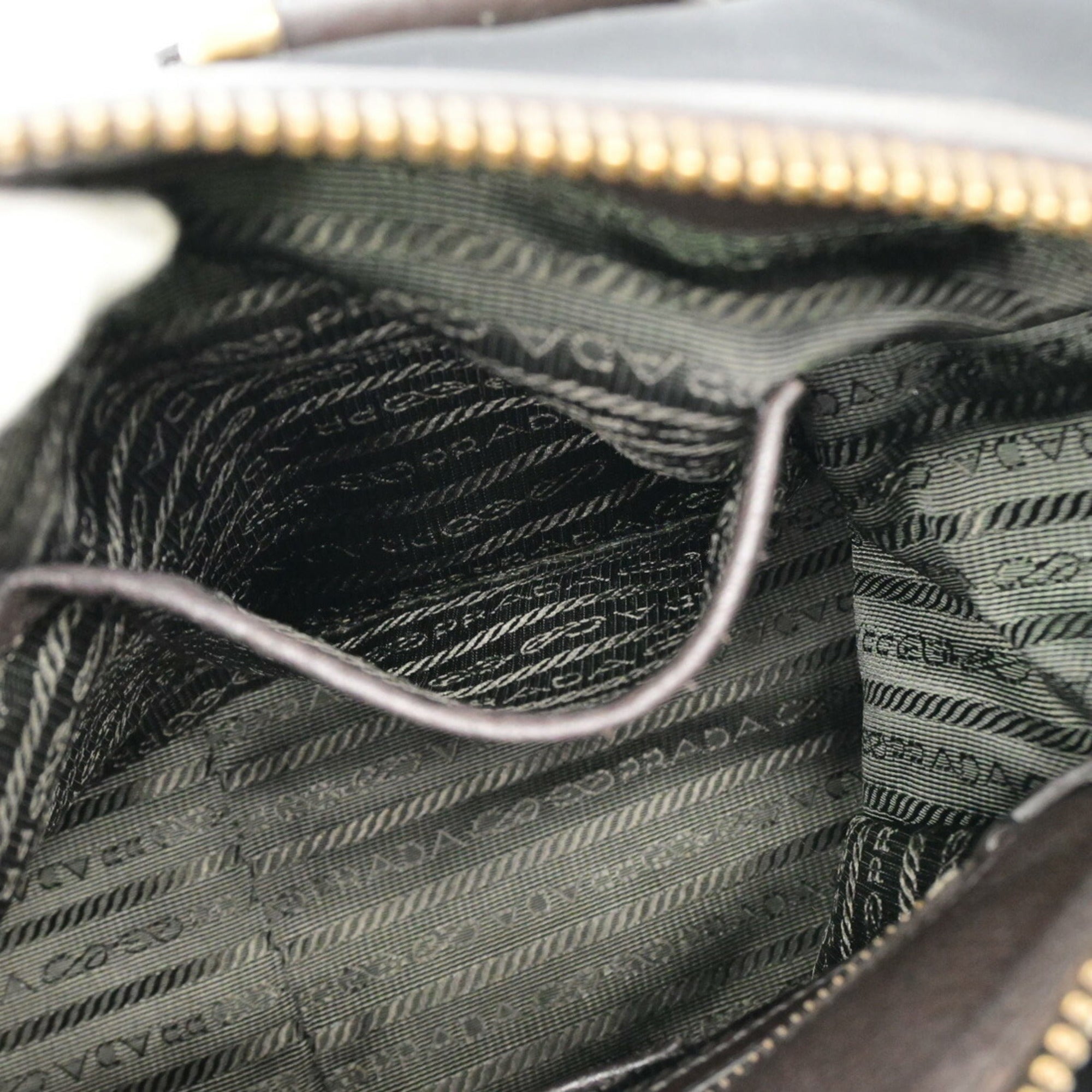 Prada Black Nylon Handbag Shoulder Bag