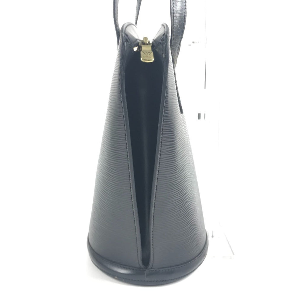 Louis Vuitton Black Noir Epi Leather Shoulder Bag Tote Bag