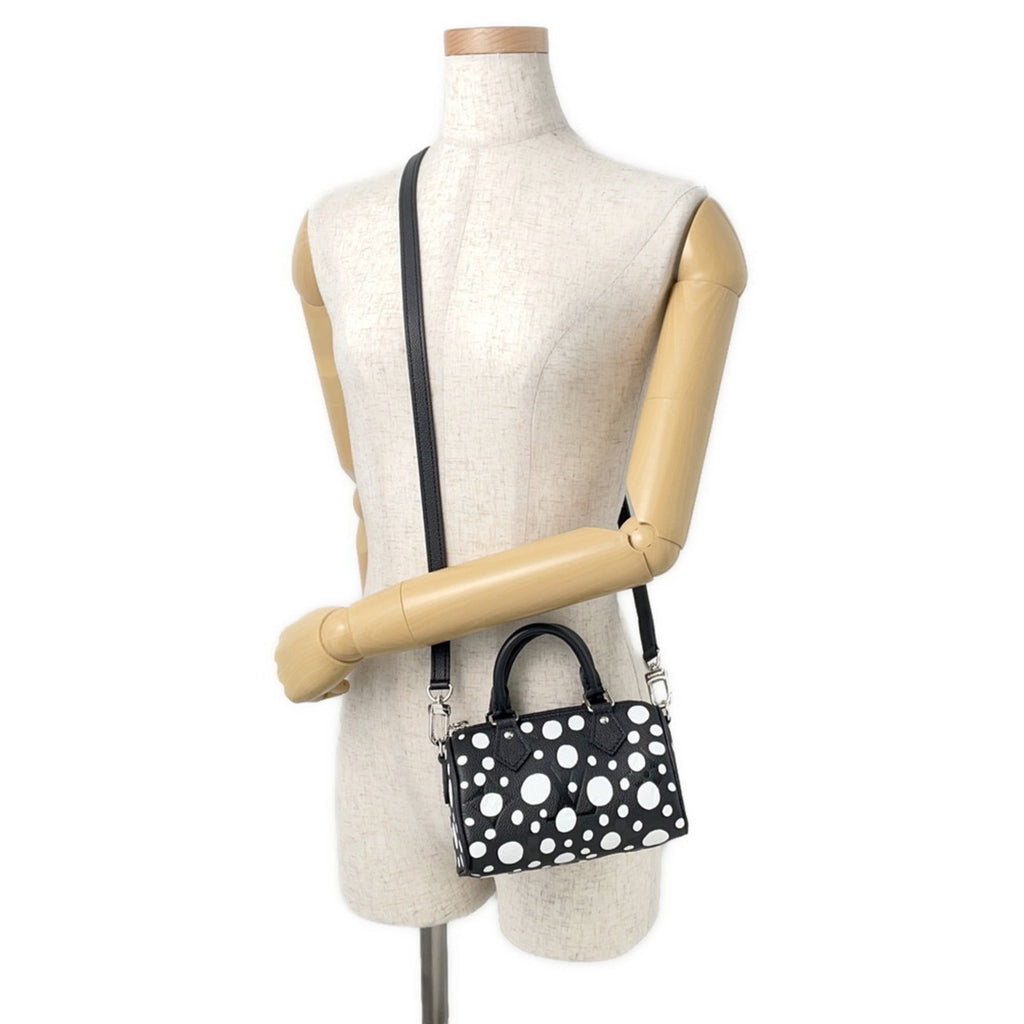 Louis Vuitton Dot Infinity (Yayoi Kusama) Black Noir White Monogram Empreinte Handbag