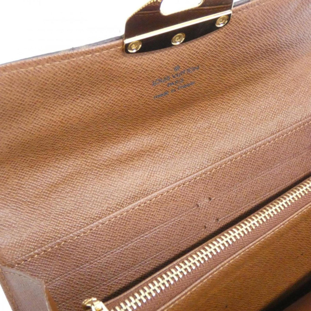 Louis Vuitton Brown Coated Canvas Long Wallet
