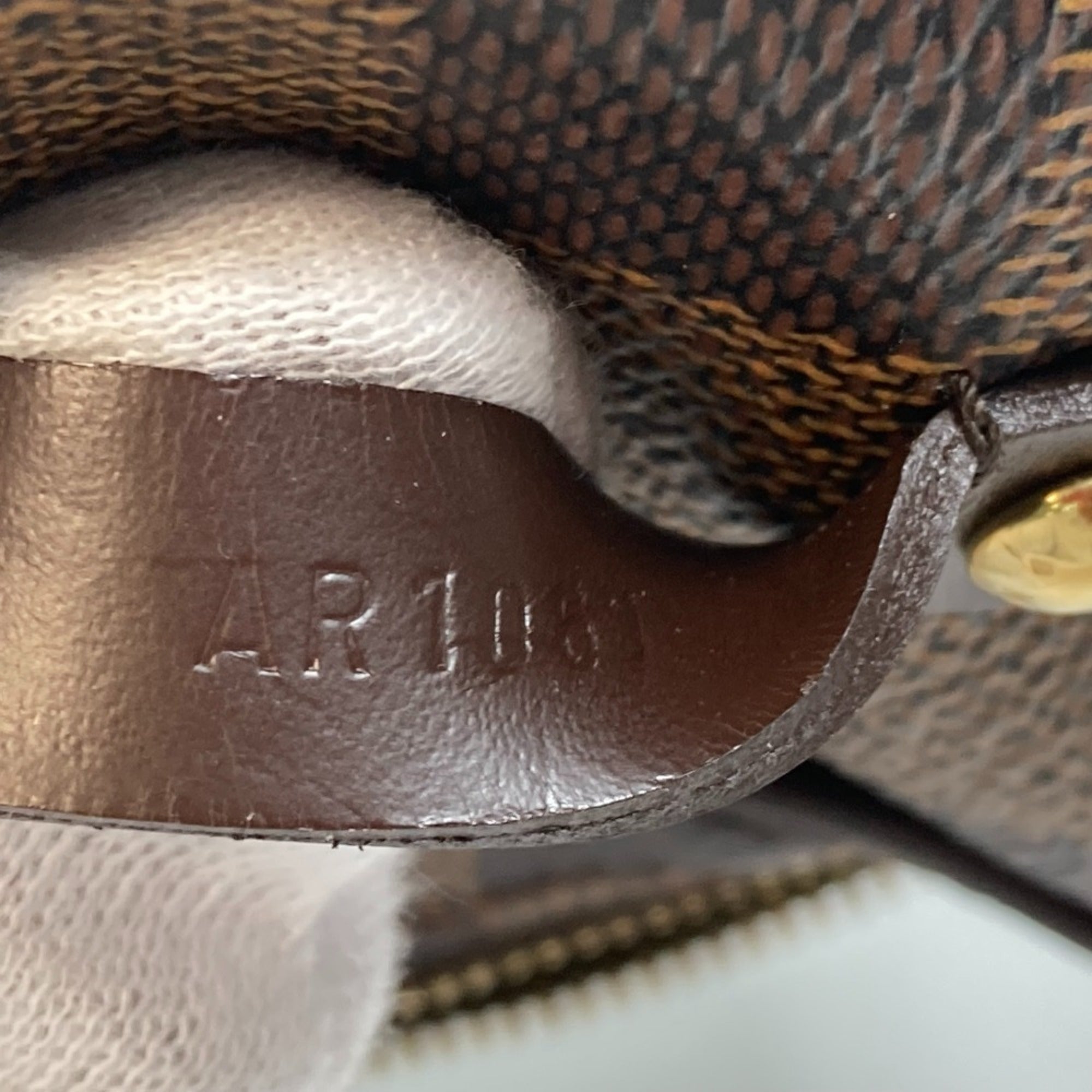 Louis Vuitton Damier Brown Ebene Damier Canvas Shoulder Bag