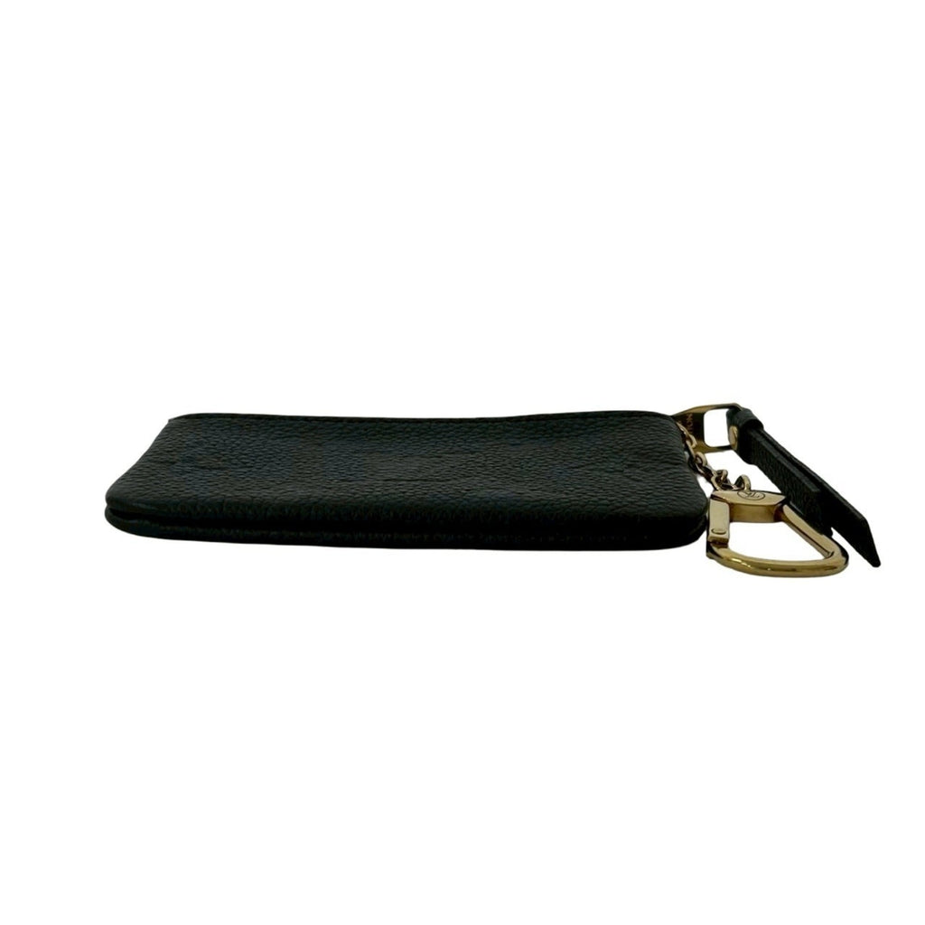 Louis Vuitton Black Leather Coin Purse/Coin Case