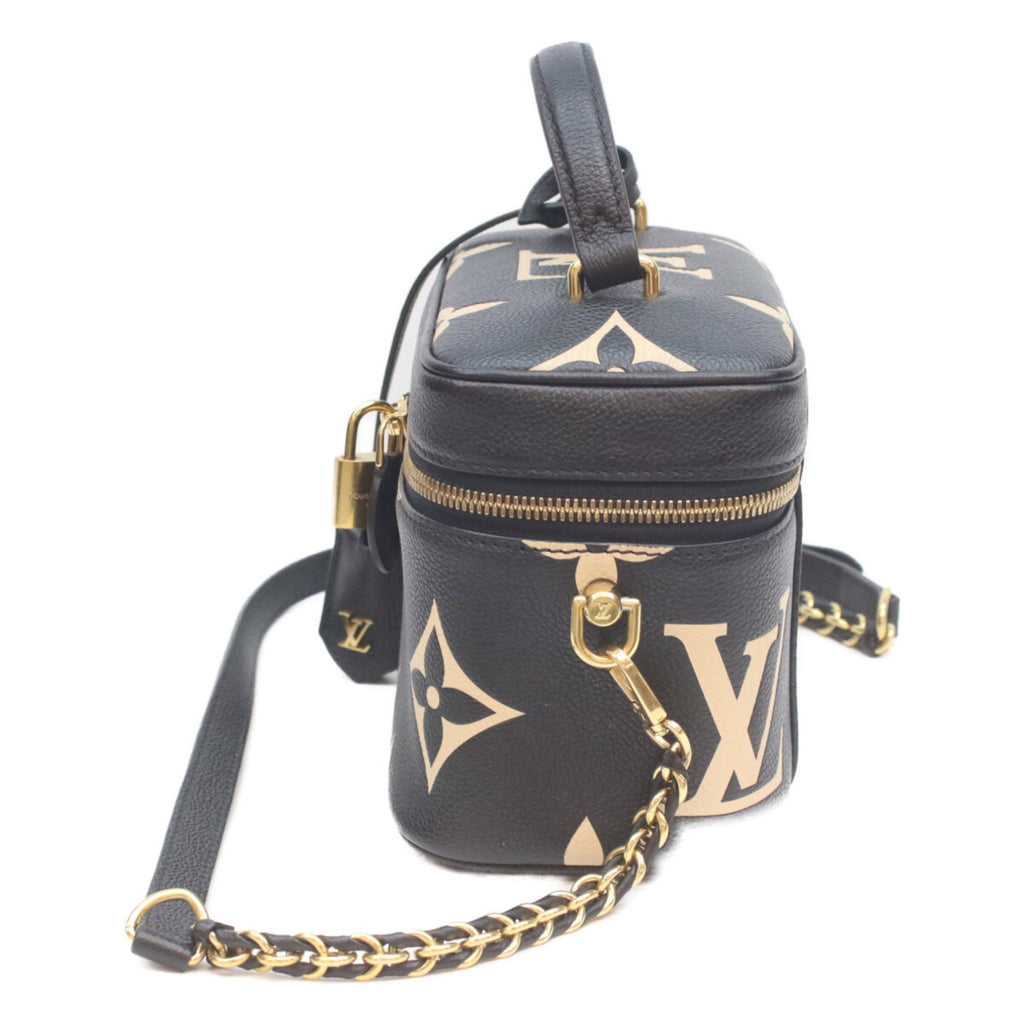 Louis Vuitton Black Noir Monogram Empreinte Shoulder Bag