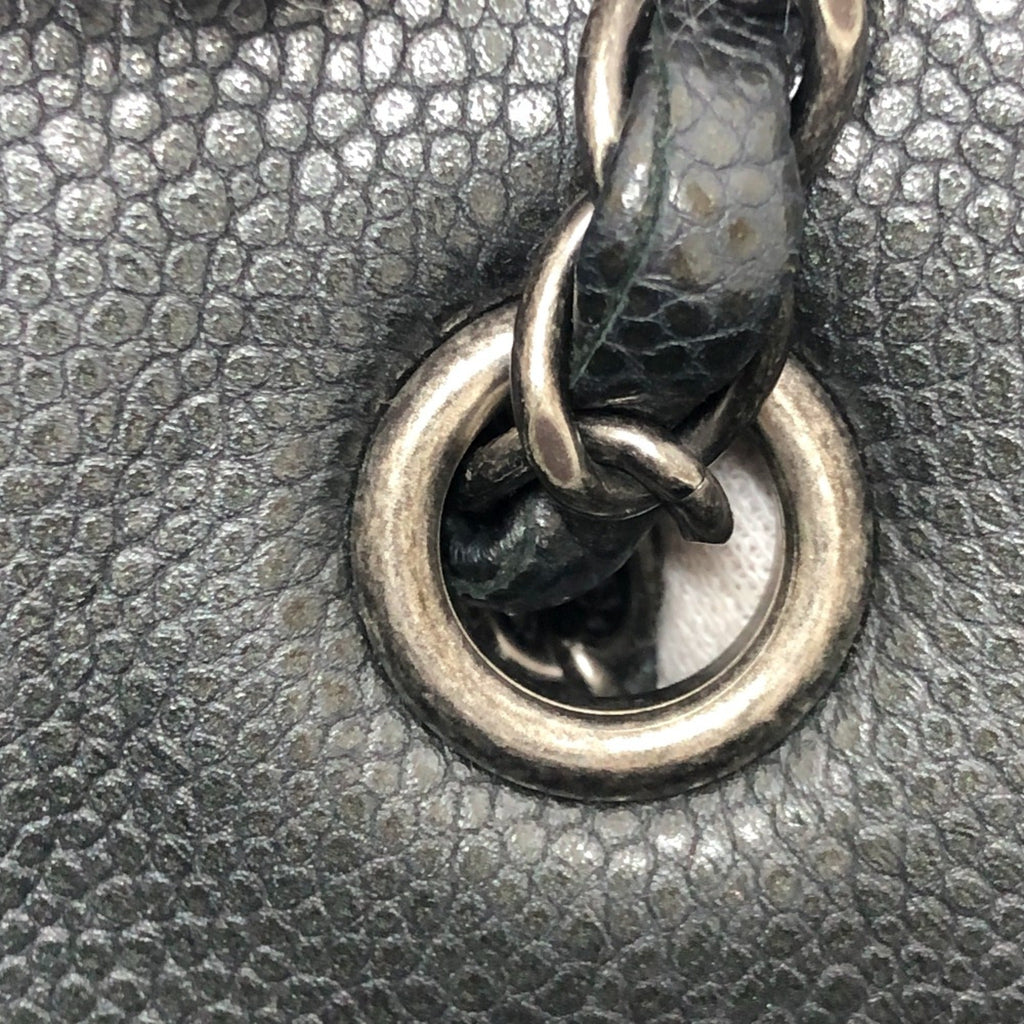 Chanel Black Leather Shoulder Bag
