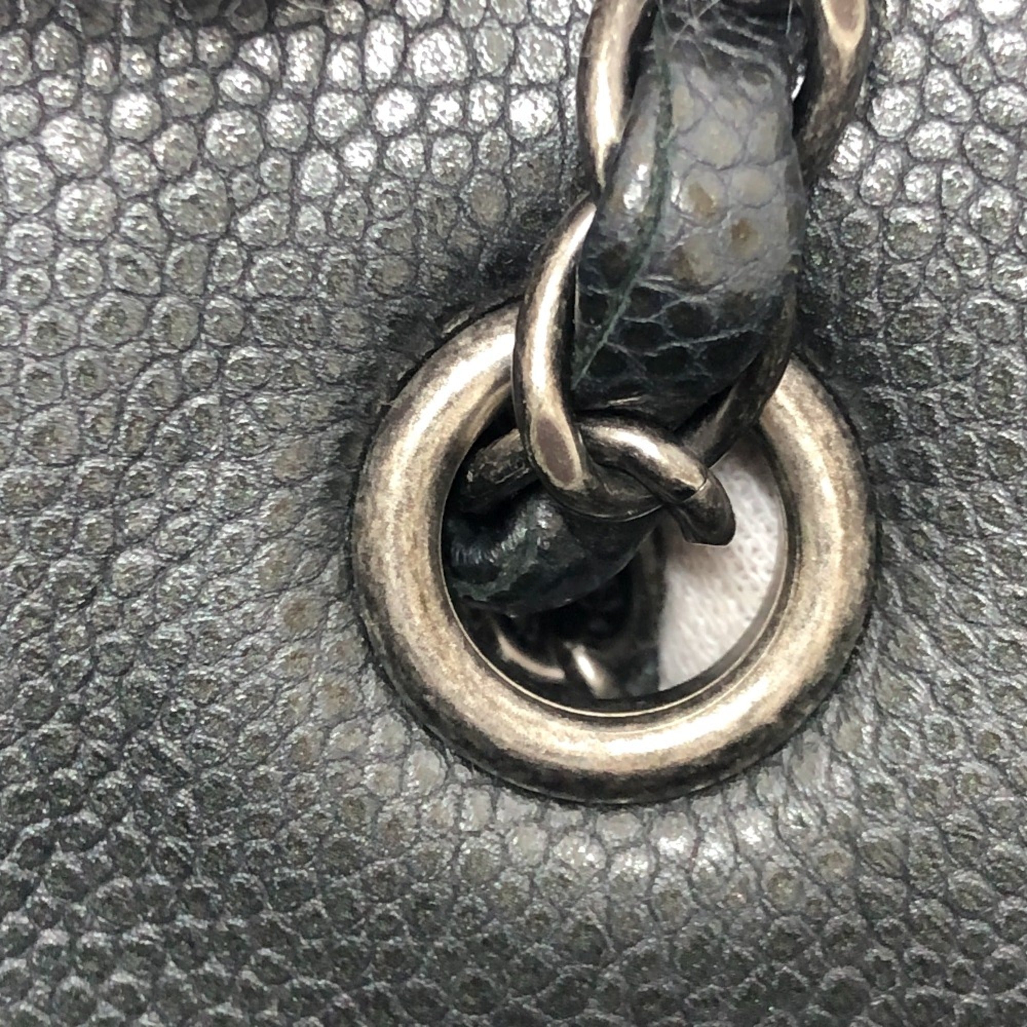 Chanel Black Leather Shoulder Bag