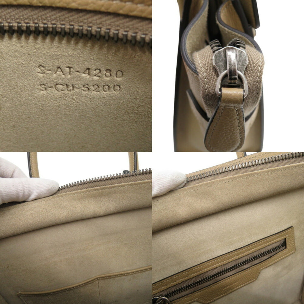 Celine Beige Leather Handbag