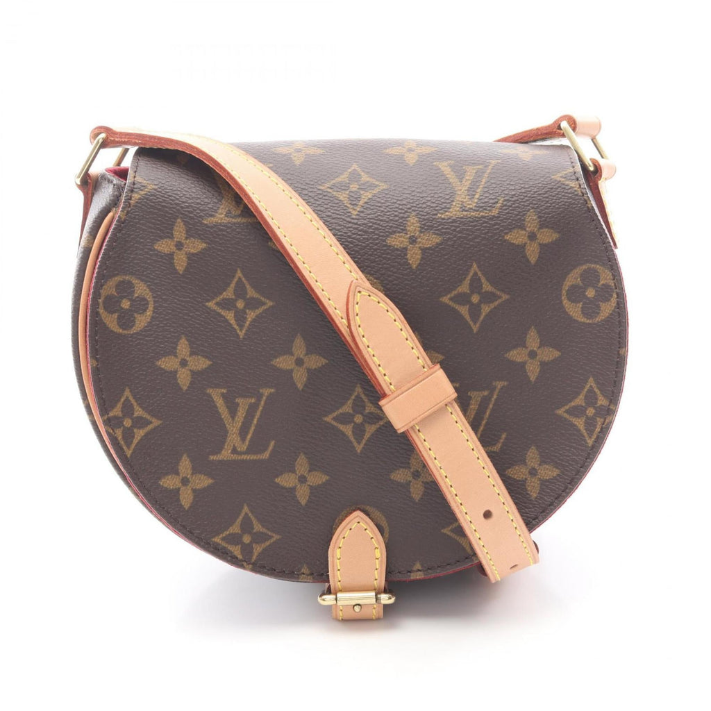Louis Vuitton Brown Monogram Coated Canvas Leather Handbag Shoulder Bag
