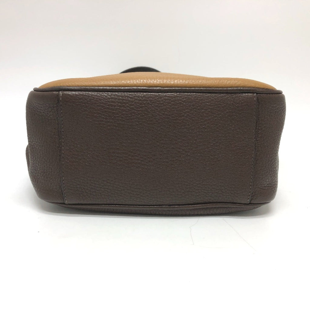 Prada Brown Leather Shoulder Bag
