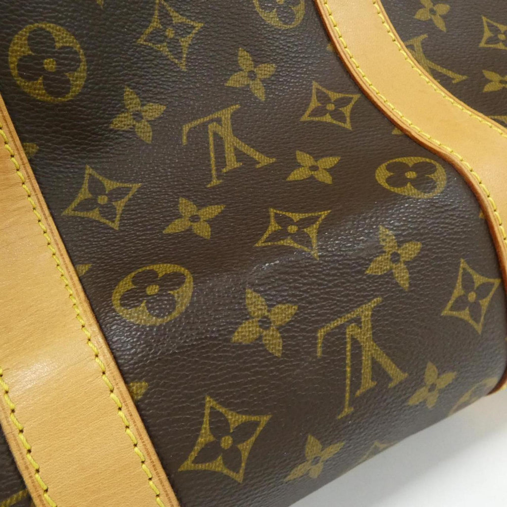 Louis Vuitton Marron Coated Canvas Boston Bag