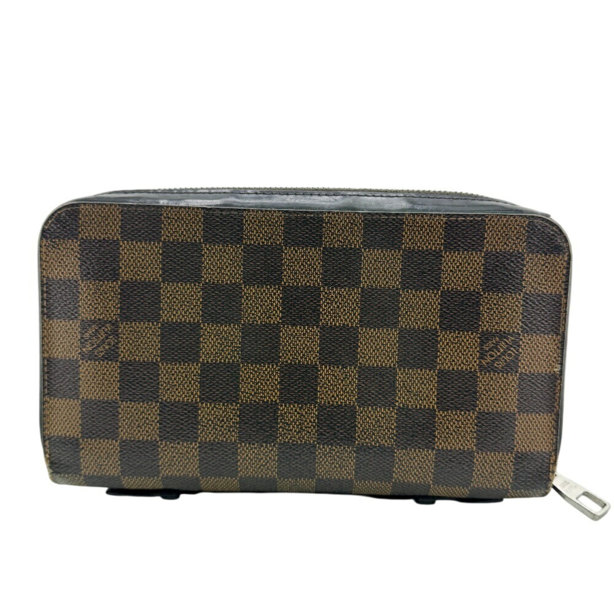 Louis Vuitton Brown Leather Long Wallet