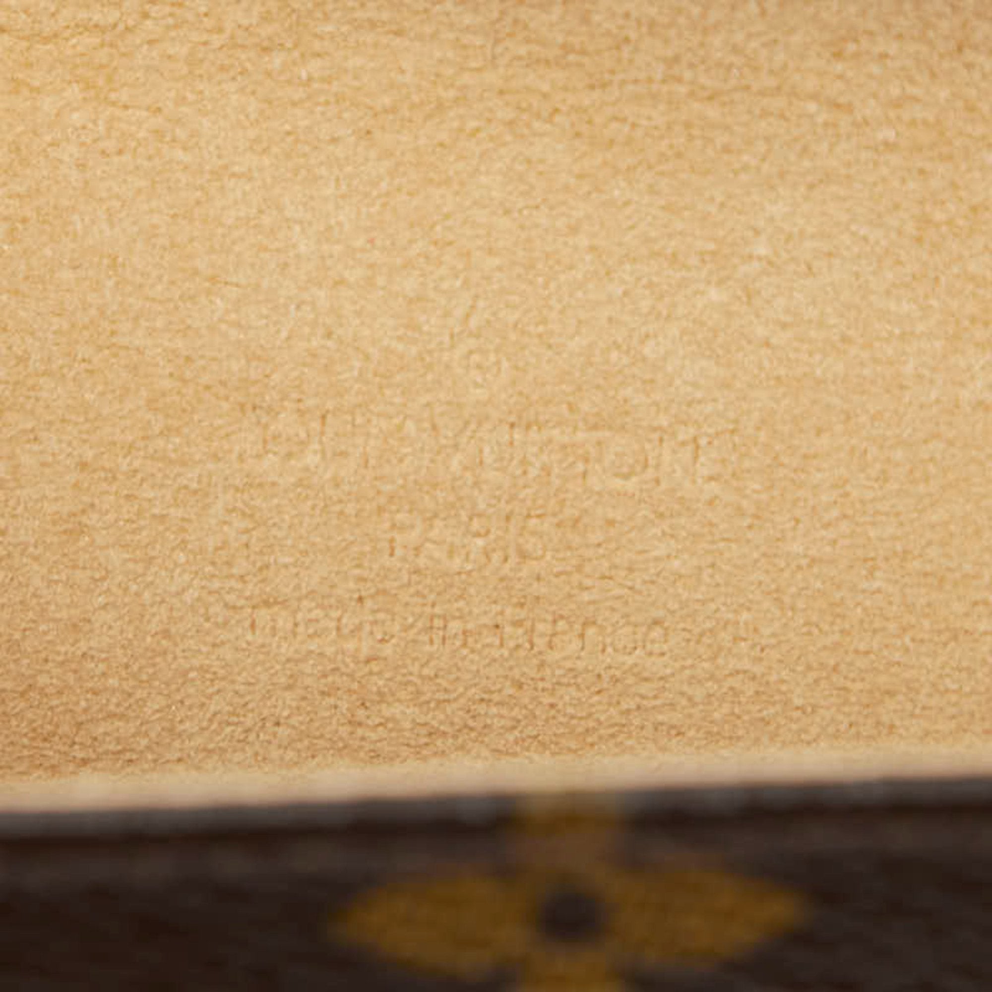 Louis Vuitton Brown Pvc Leather Pochette Sling Bag