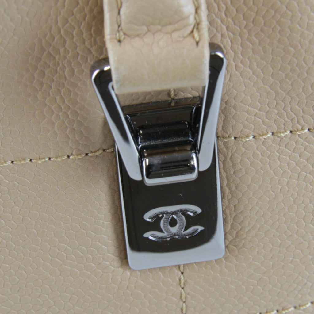 Chanel Beige Leather Tote Bag