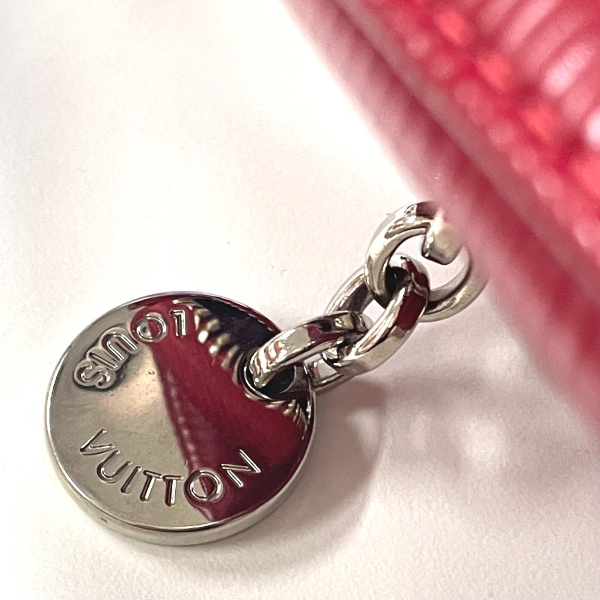 Louis Vuitton Red Leather Handbag