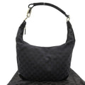Gucci Black Gg Canvas Shoulder Bag (Pre-Owned)