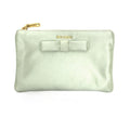 Prada Green Satin Clutch Bag