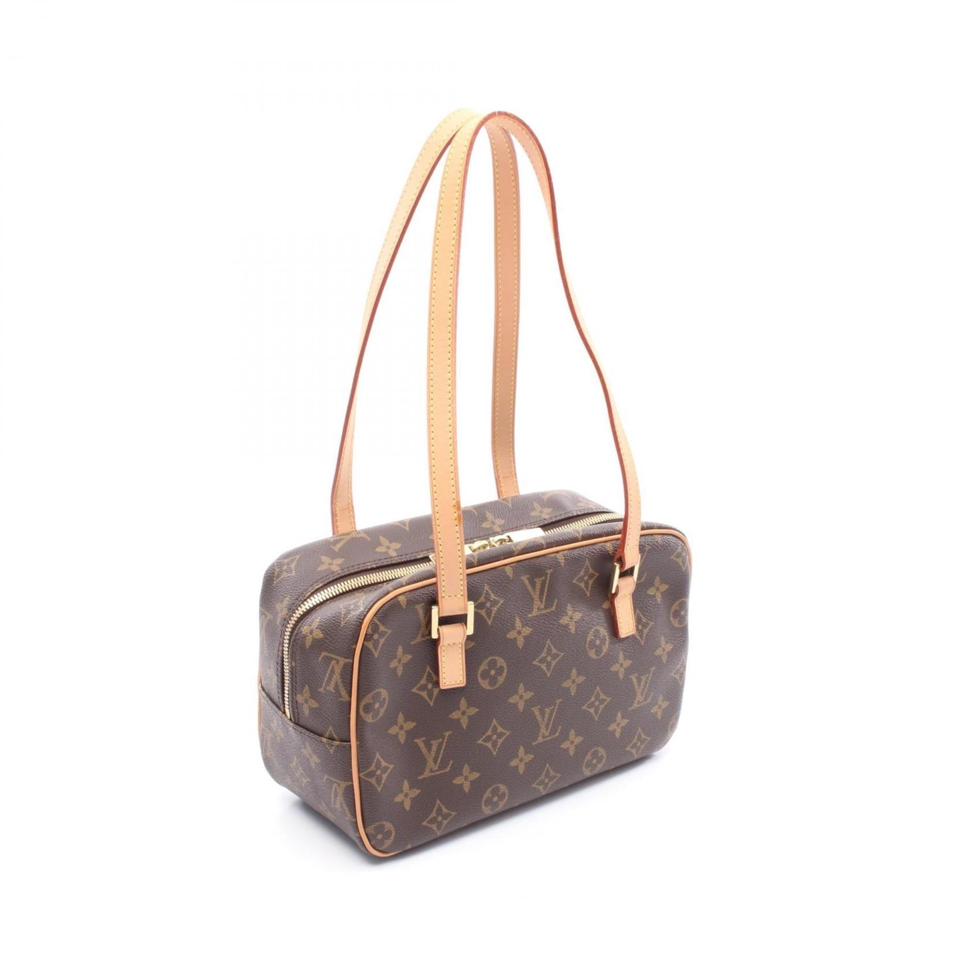 Louis Vuitton Brown Coated Canvas Pvc Leather Shoulder Bag
