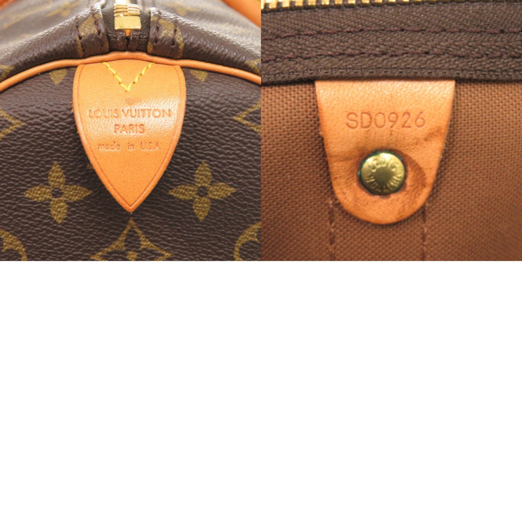 Louis Vuitton Brown Monogram Canvas Boston Bag