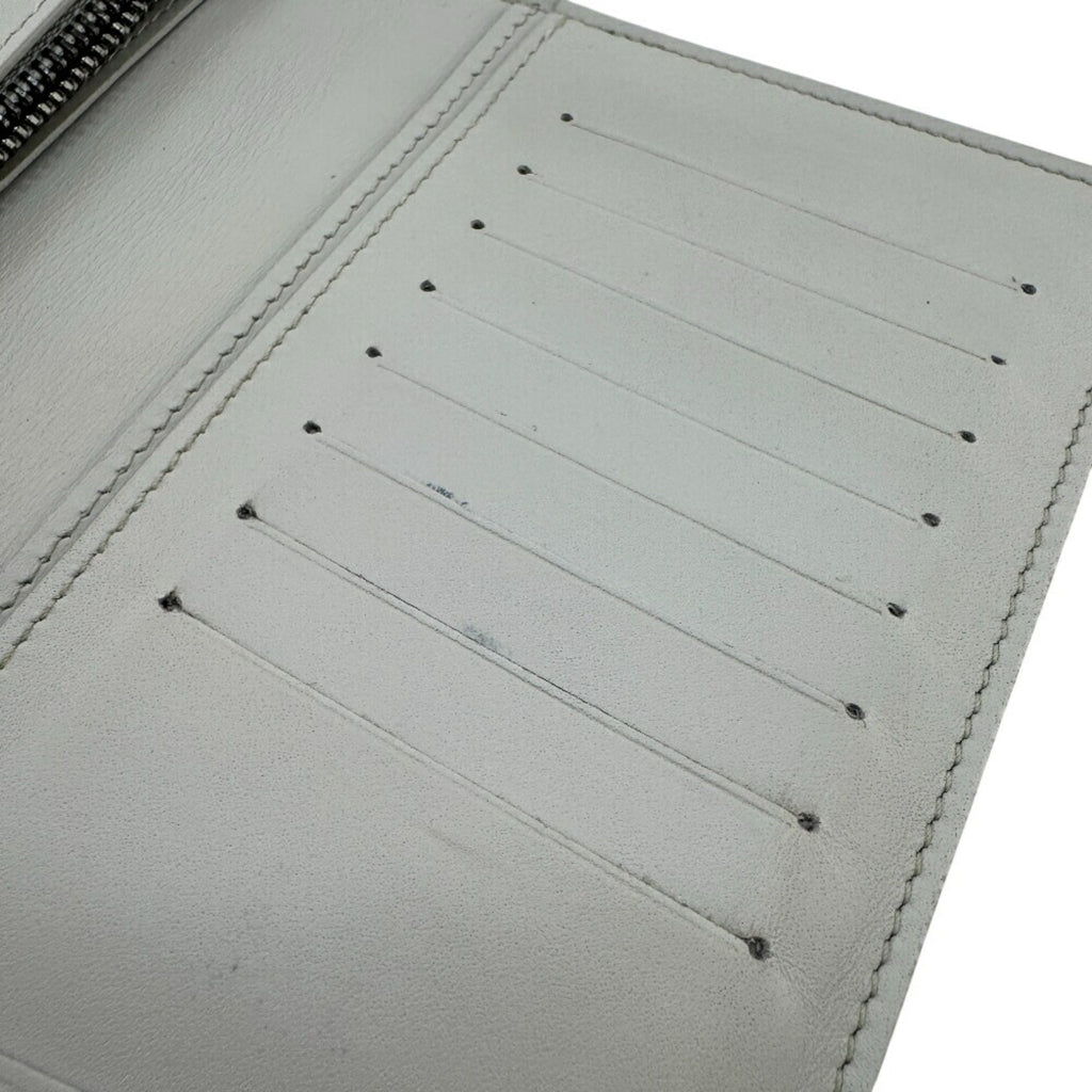Louis Vuitton White Damier Infini Leather Long Wallet