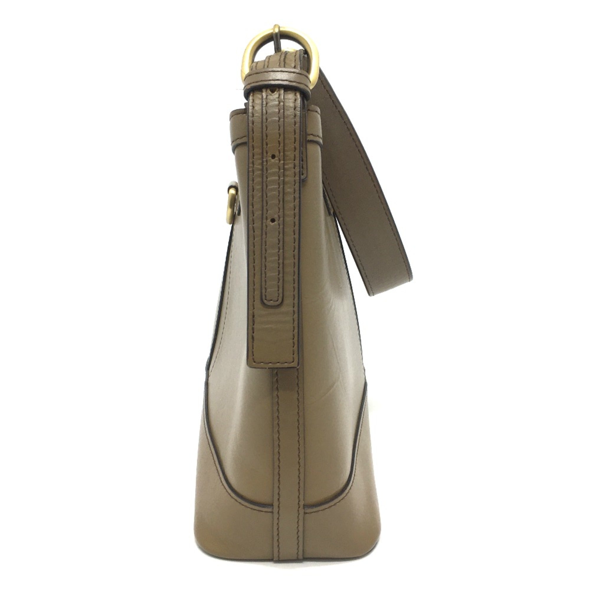 Burberry Brown Leather Shoulder Bag