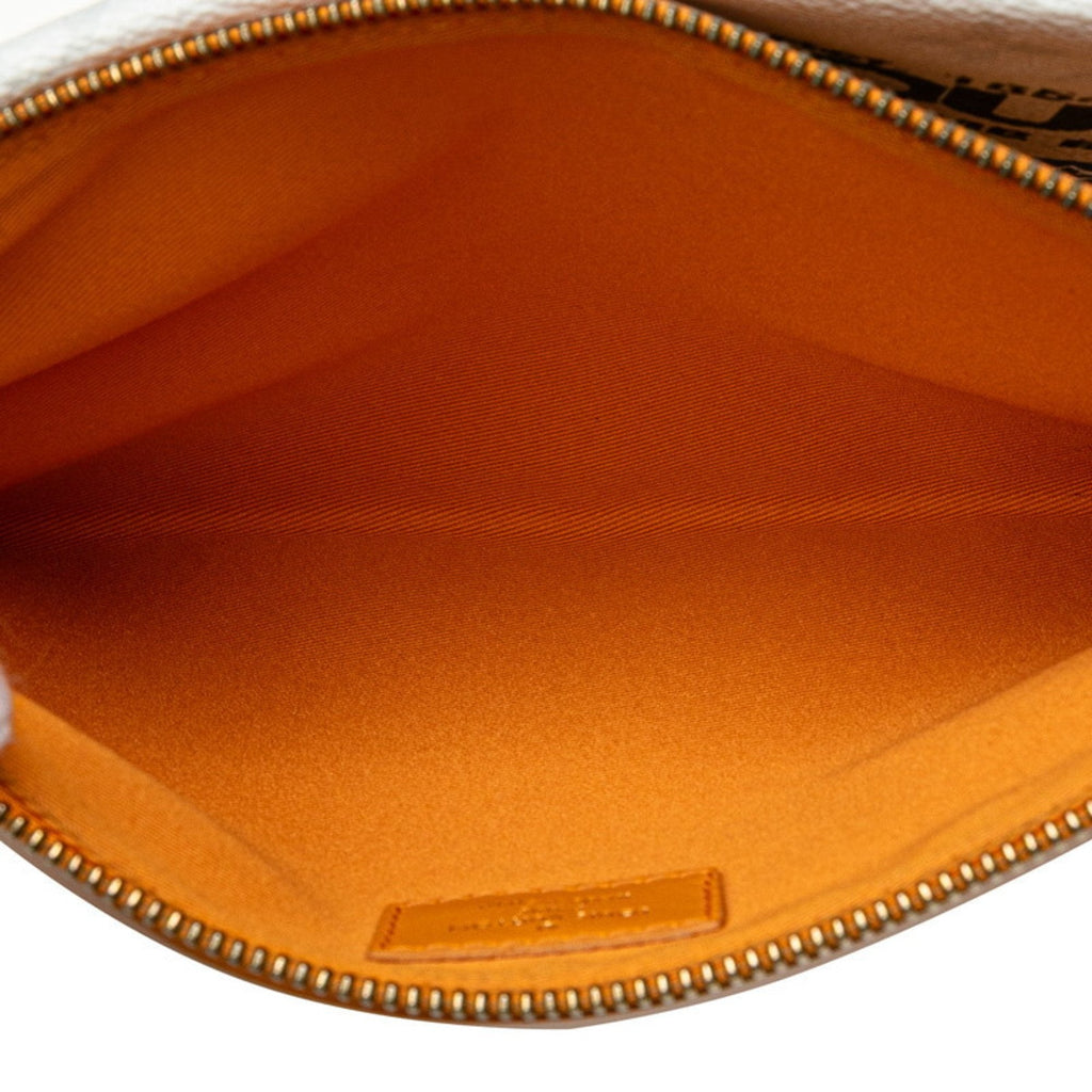 Louis Vuitton Gray Orange Pvc Canvas Shoulder Bag
