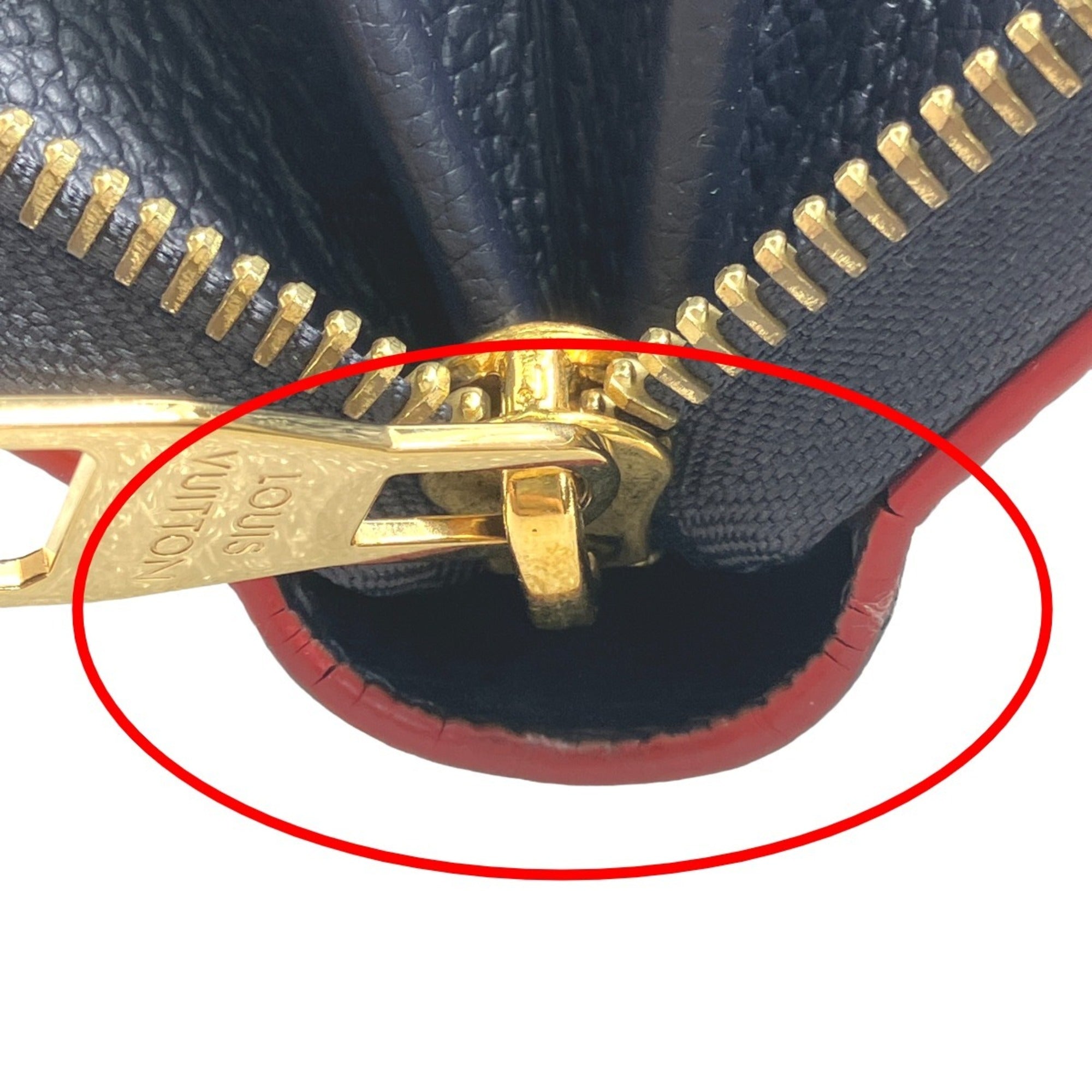 Louis Vuitton Marine Rouge Monogram Empreinte Long Wallet