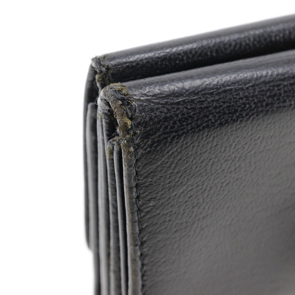 Chanel Black Leather Wallet (Bi-Fold)