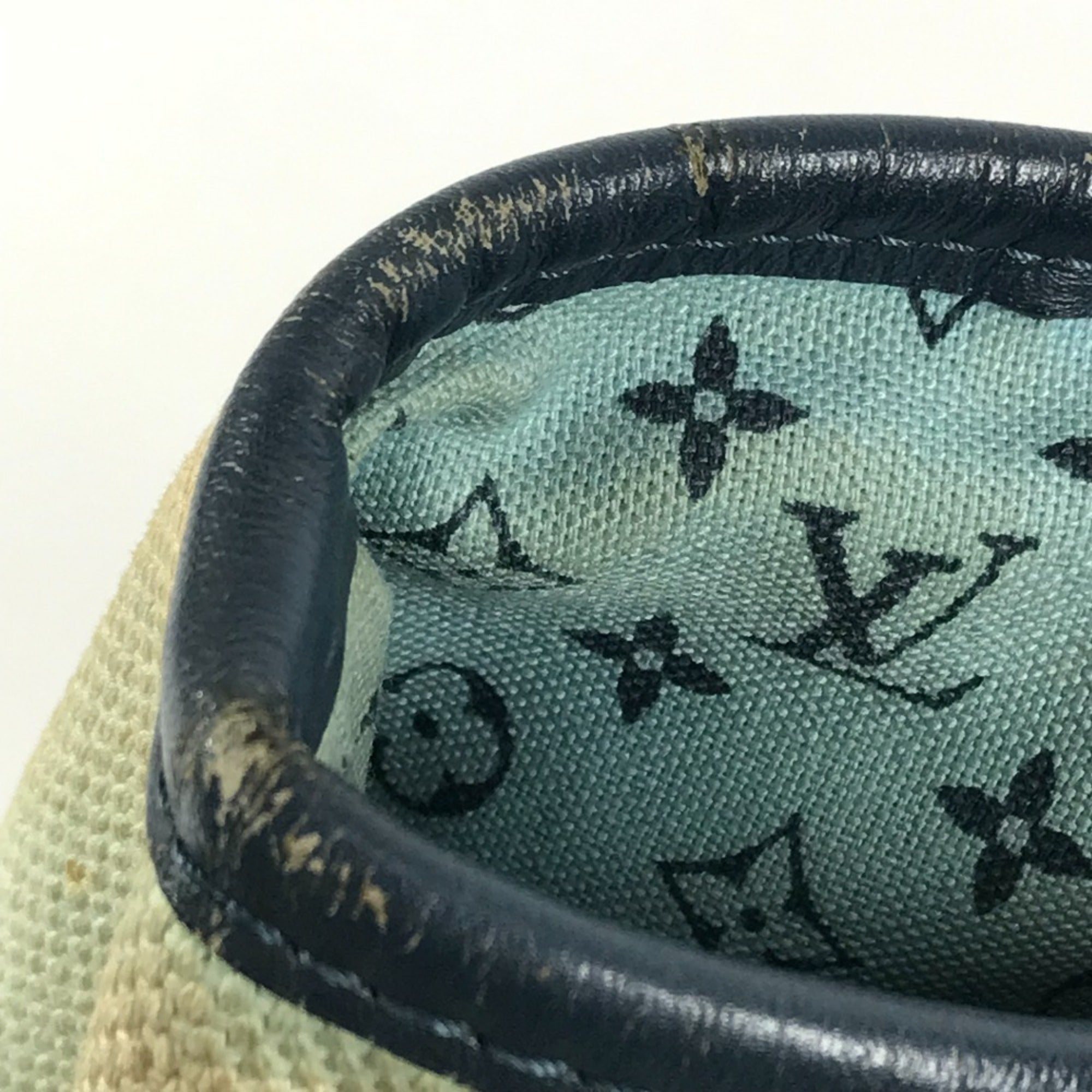 Louis Vuitton Blue Canvas Shoulder Bag Tote Bag