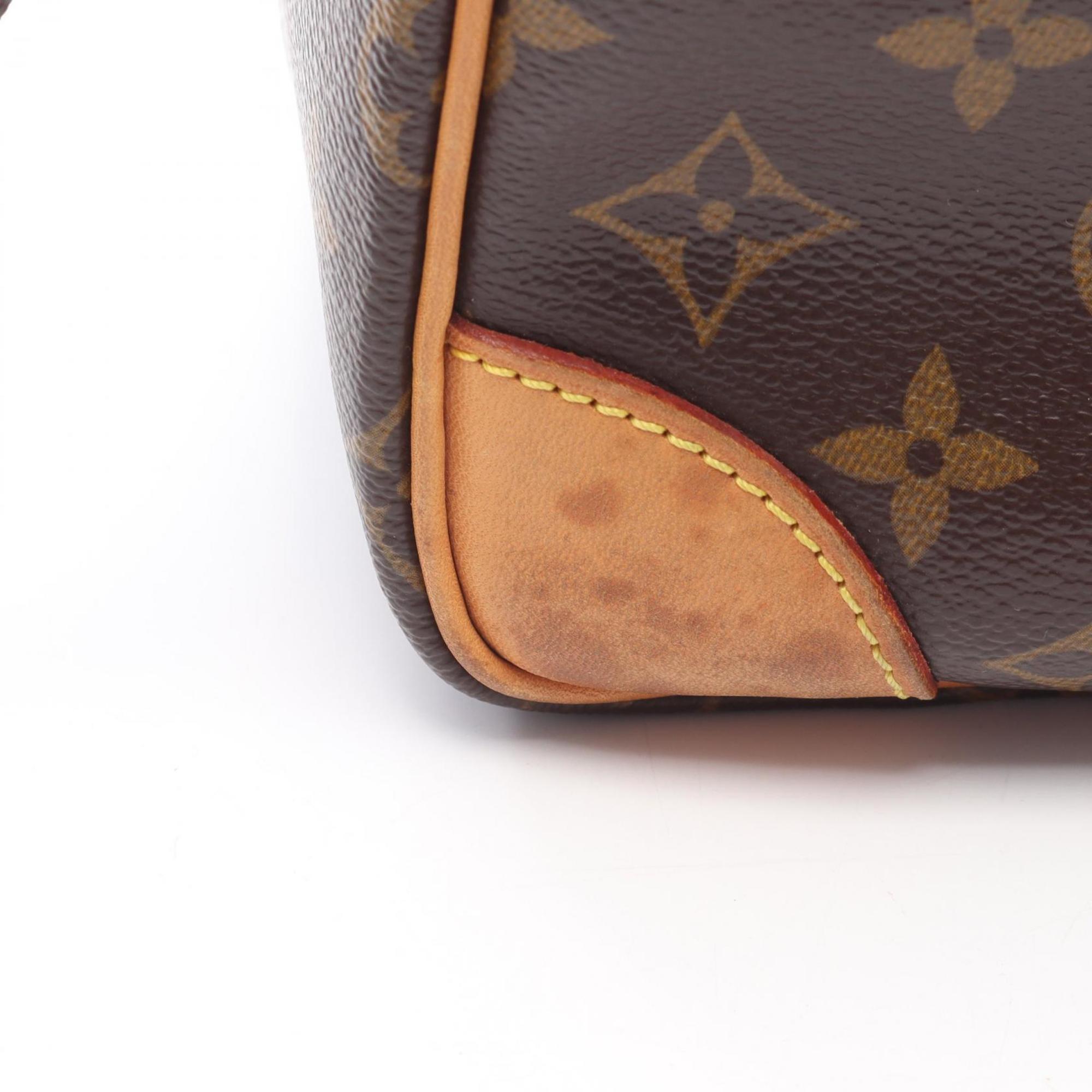 Louis Vuitton Brown Pvc Leather Shoulder Bag