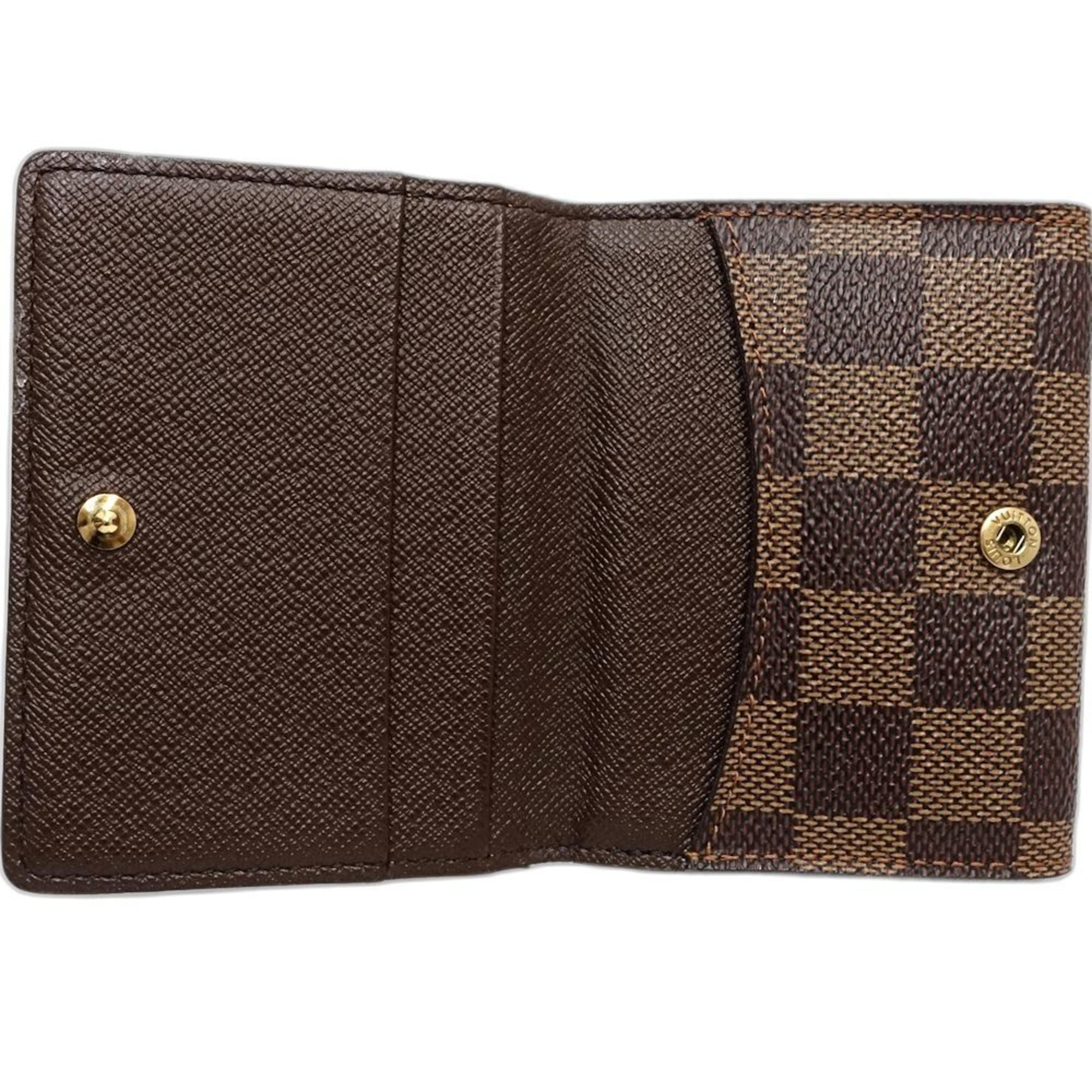 Louis Vuitton Damier Canvas Ebene Damier Canvas Wallet
