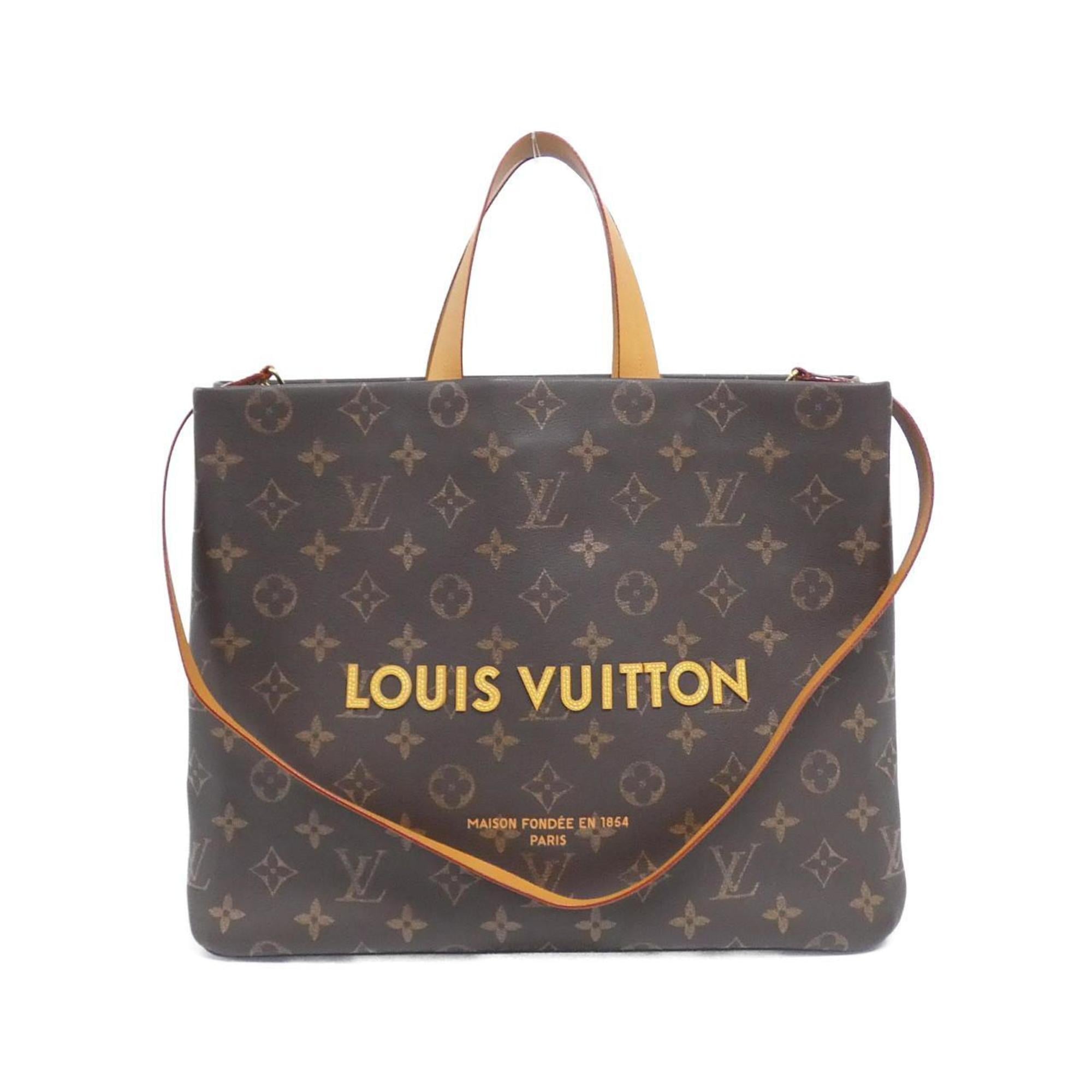 Louis Vuitton Brown Marron Leather Handbag