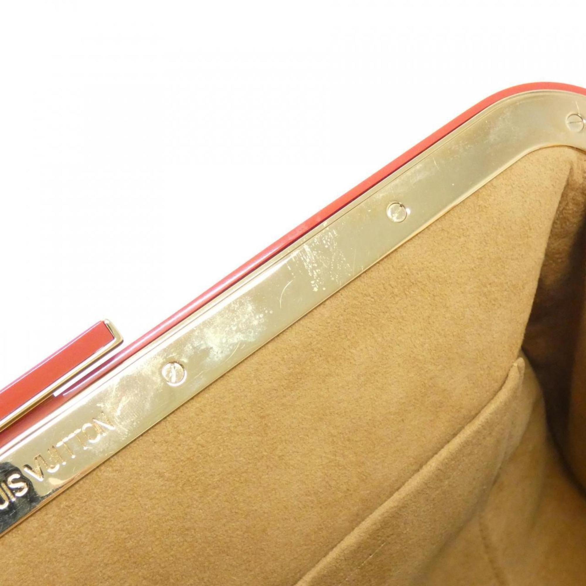 Louis Vuitton Brown Coated Canvas Handbag
