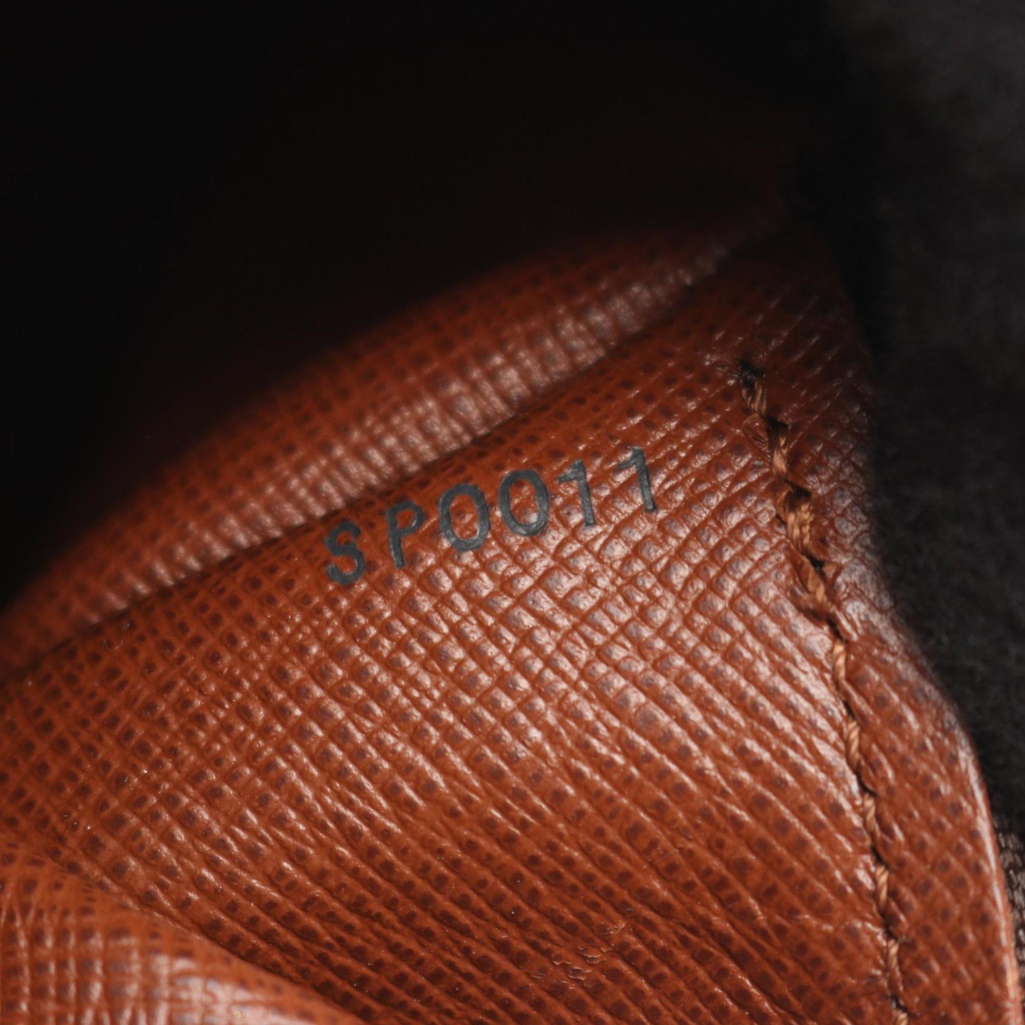 Louis Vuitton Brown Coated Canvas Leather Handbag
