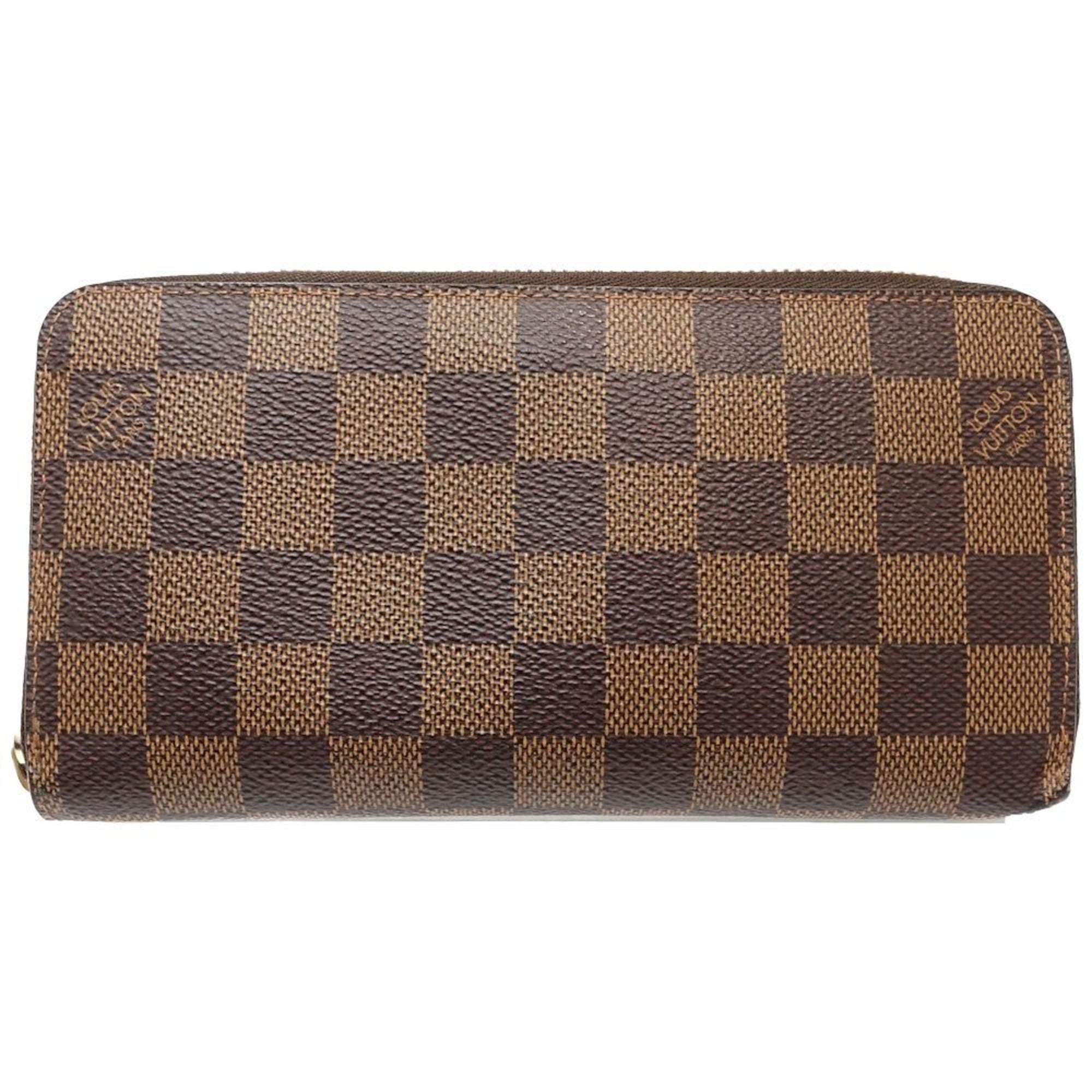 Louis Vuitton Damier Canvas Ebene Canvas Long Wallet