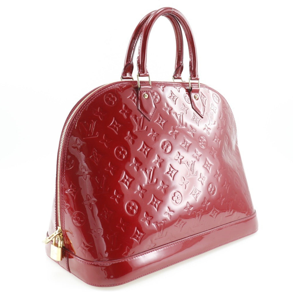Louis Vuitton Pomme D'amour Red Color Monogram Vernis Handbag