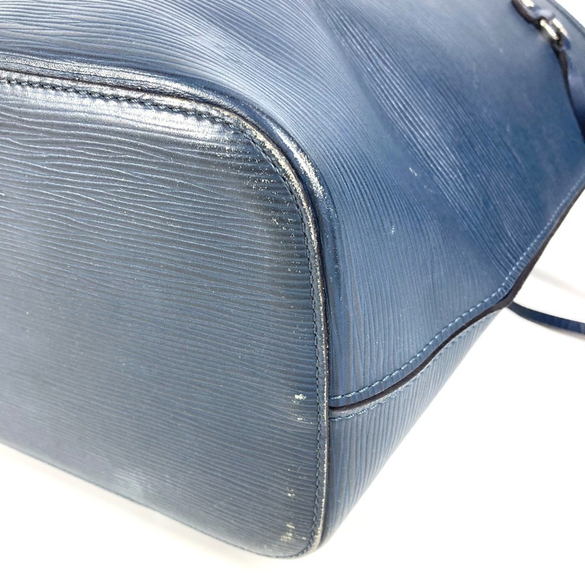 Louis Vuitton Epi Navy Epi Leather Shoulder Bag Tote Bag