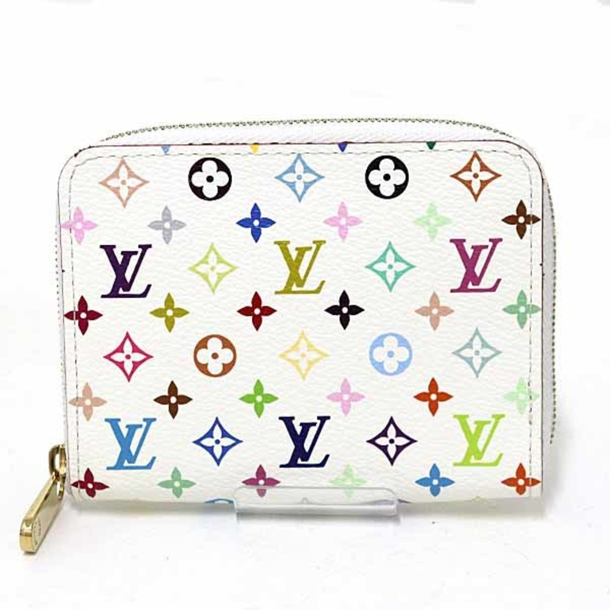 Louis Vuitton Blanc Multi-Color Monogram Multicolore Coin Purse/Coin Case