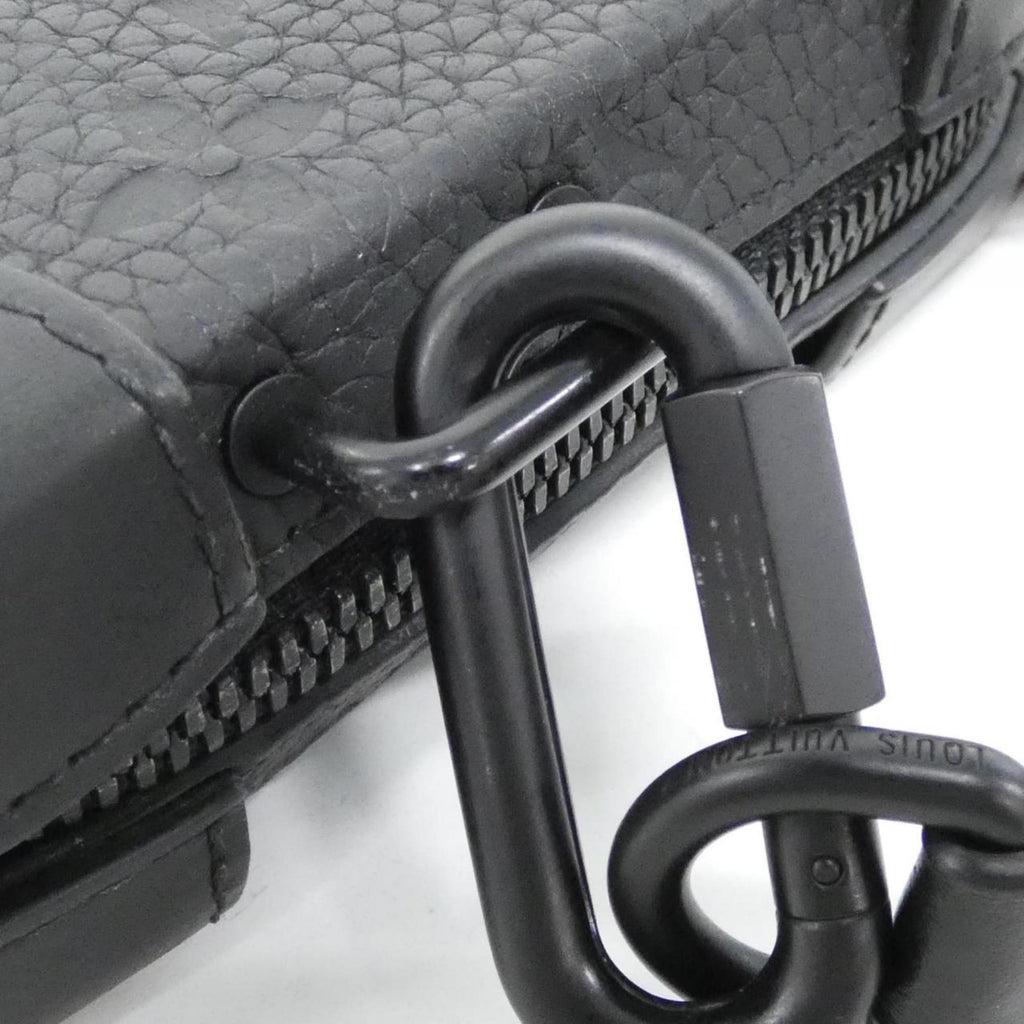 Louis Vuitton Black Leather Shoulder Bag