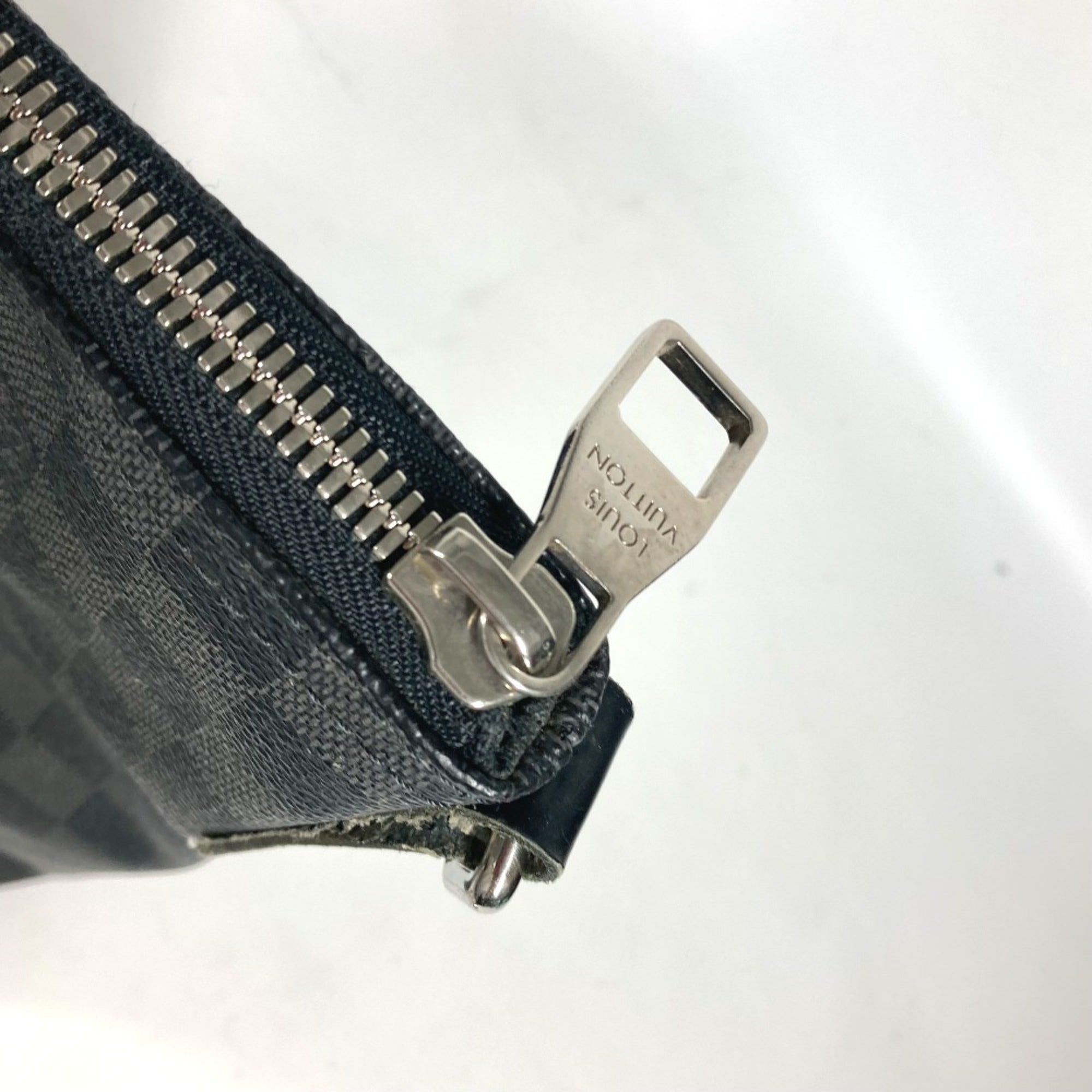 Louis Vuitton Black Damier Graphite Shoulder Bag