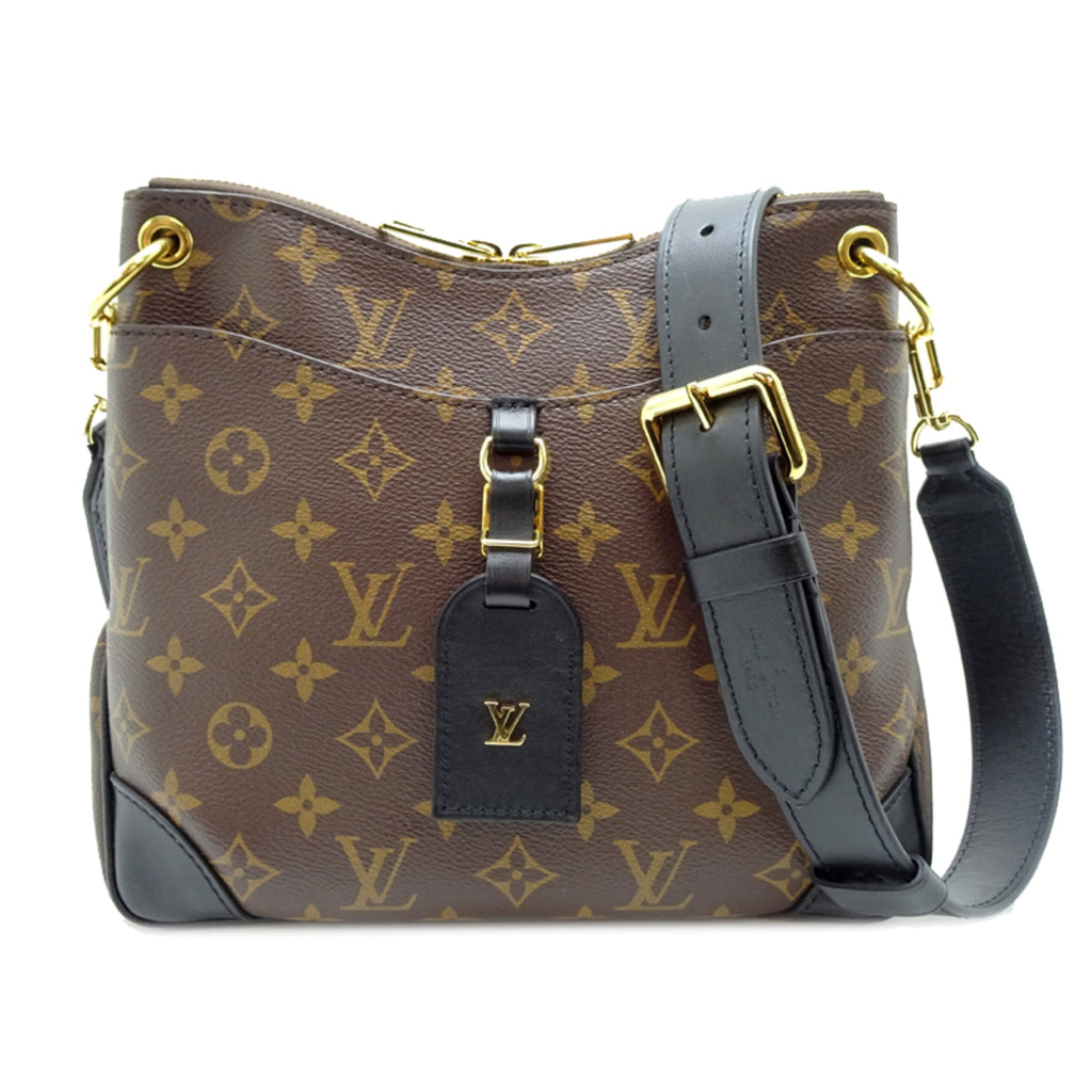 Louis Vuitton Black Brown Monogram Noir Monogram Shoulder Bag