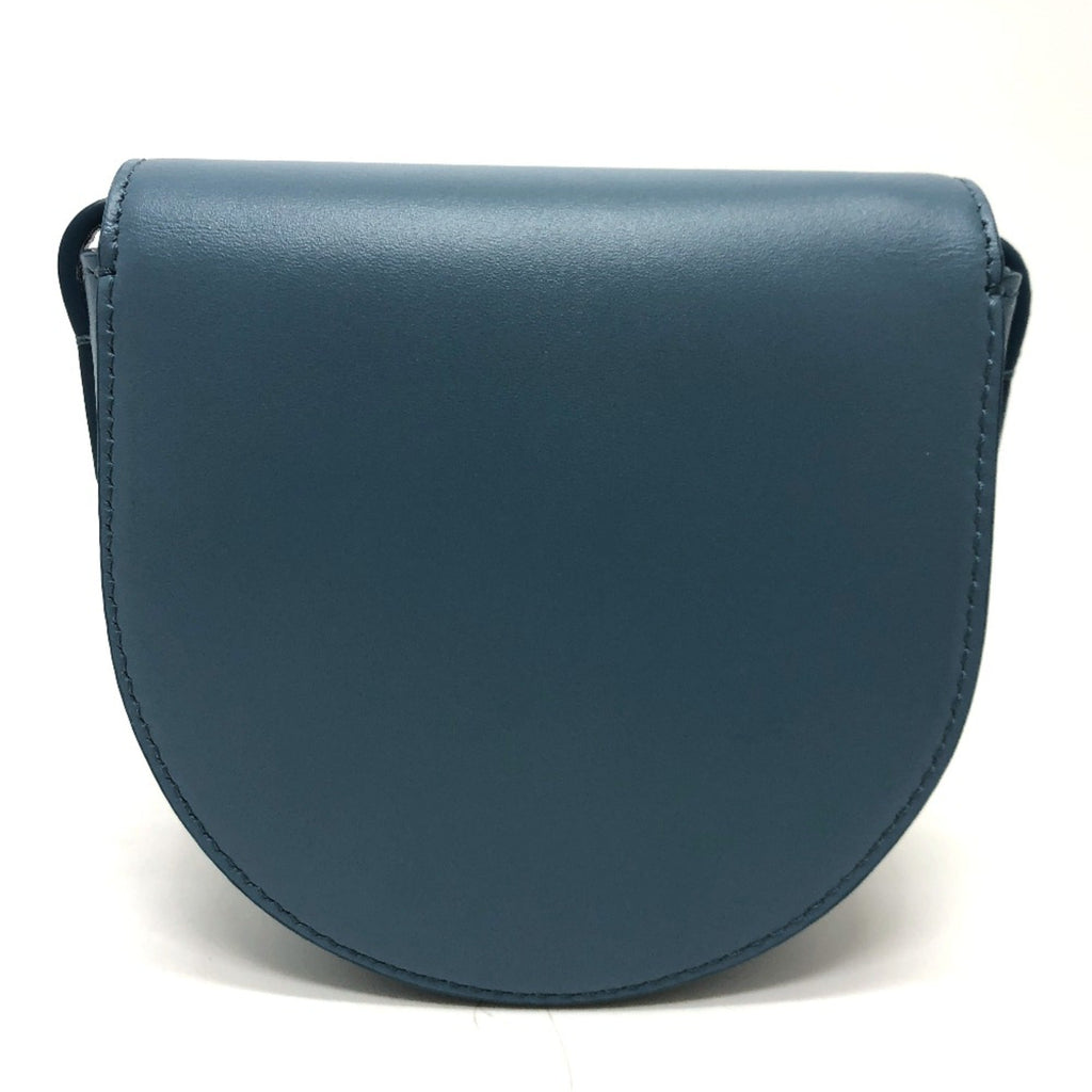 Celine Blue Leather Shoulder Bag
