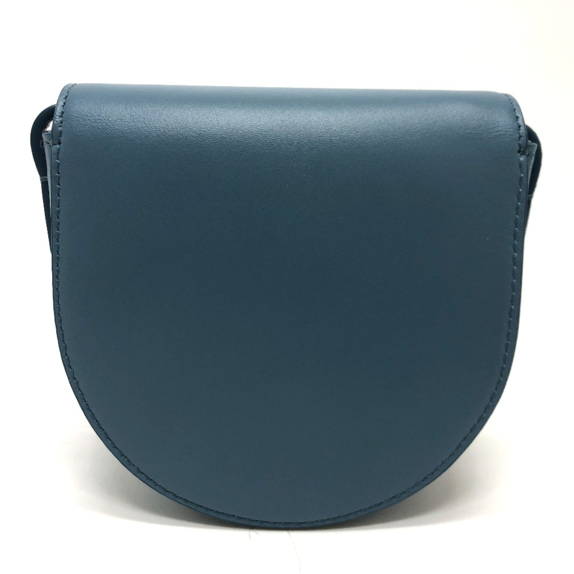Celine Blue Leather Shoulder Bag