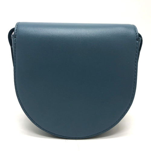 Celine Blue Leather Shoulder Bag