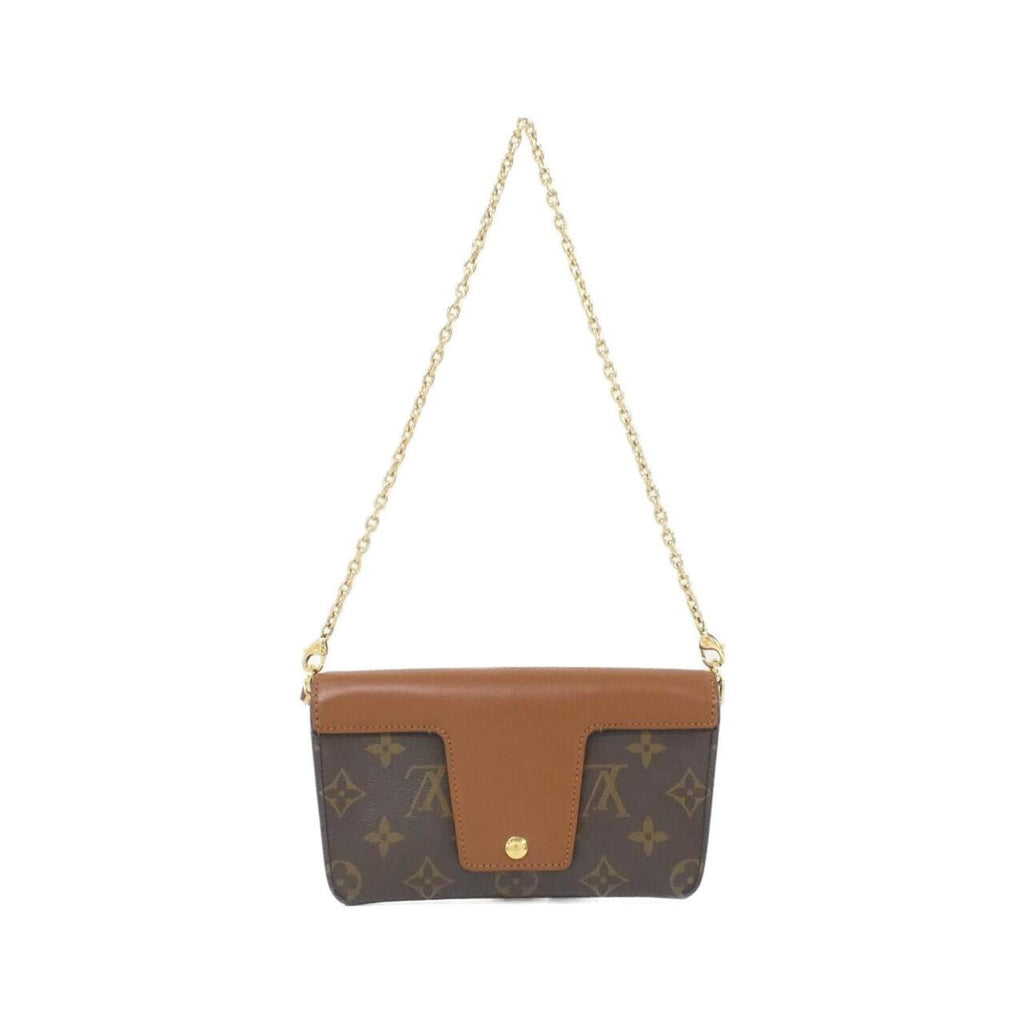 Louis Vuitton Caramel Marron Coated Canvas Leather Shoulder Bag