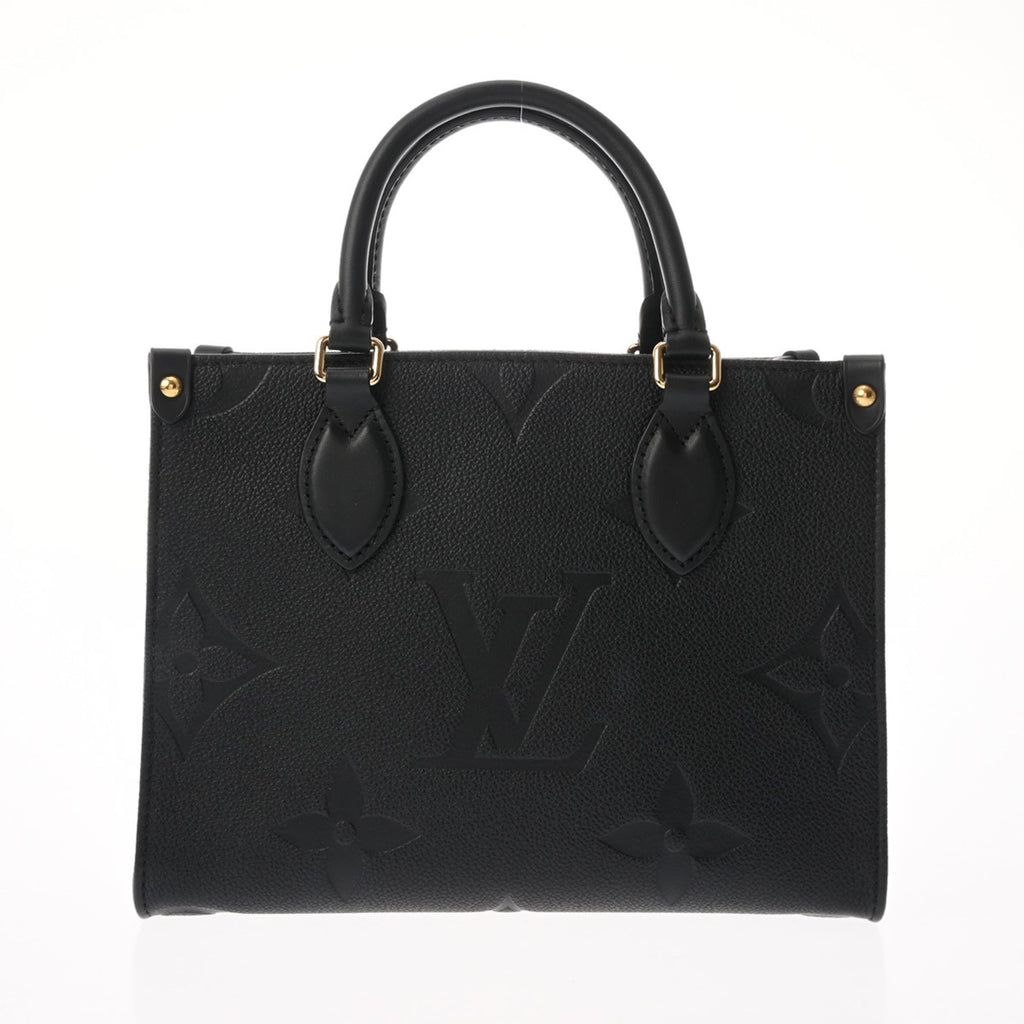 Louis Vuitton Noir Leather Handbag
