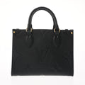 Louis Vuitton Noir Leather Handbag