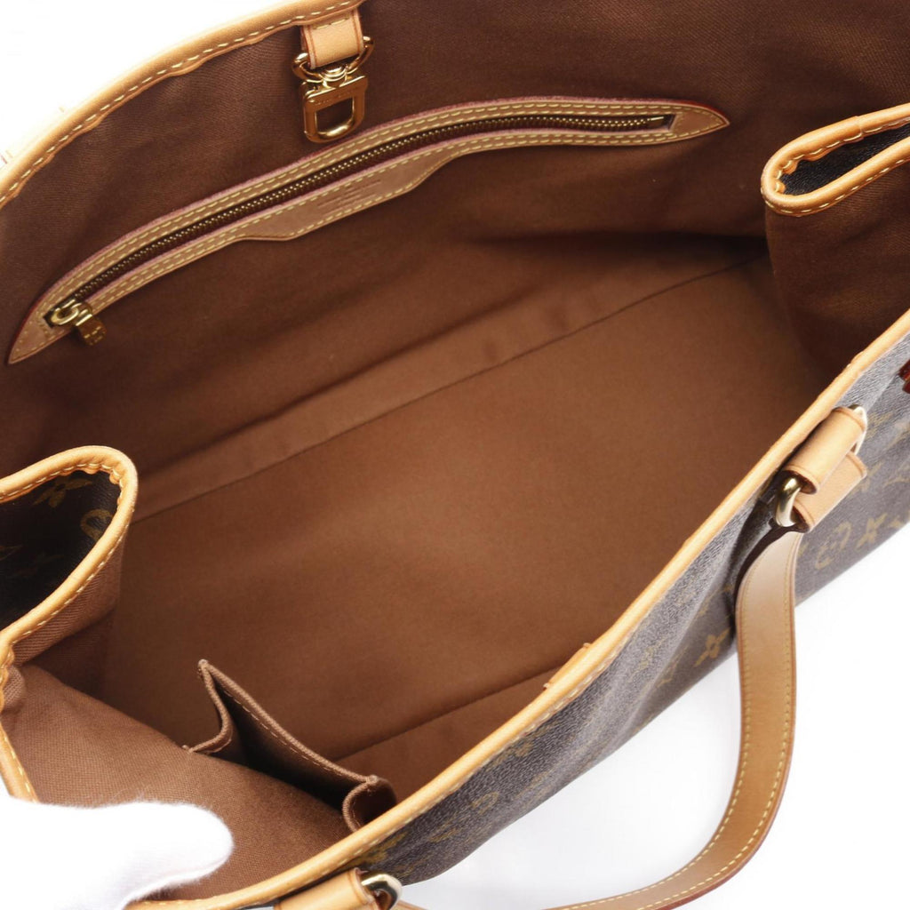 Louis Vuitton Brown Monogram Pvc Coated Canvas Leather Shoulder Bag