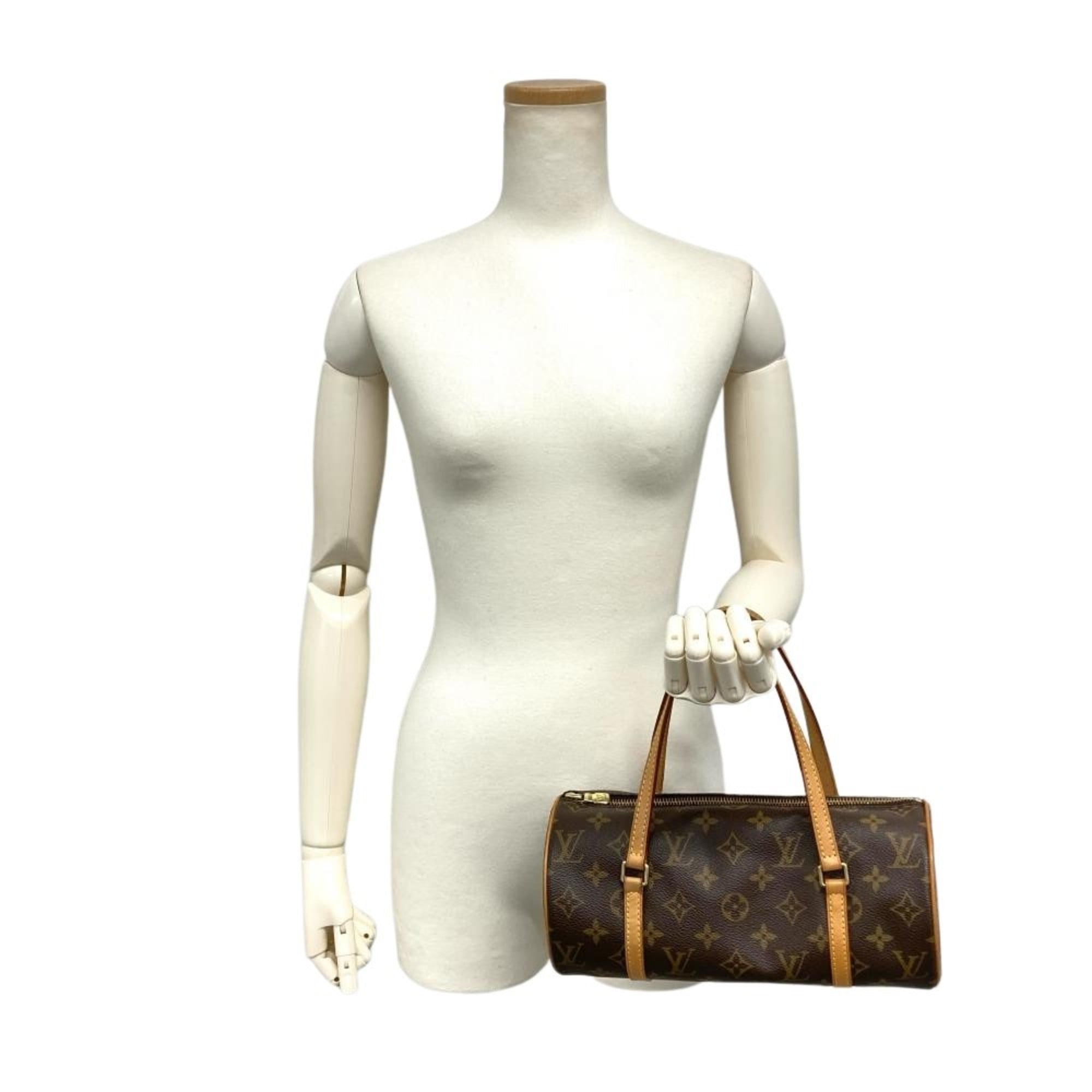 Louis Vuitton Brown Monogram Canvas Handbag