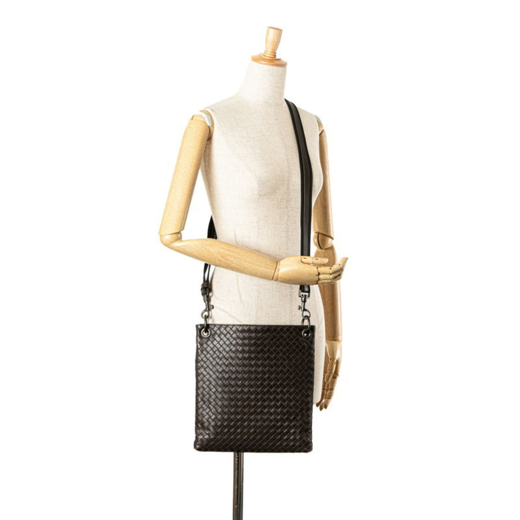 Bottega Veneta Brown Leather Shoulder Bag