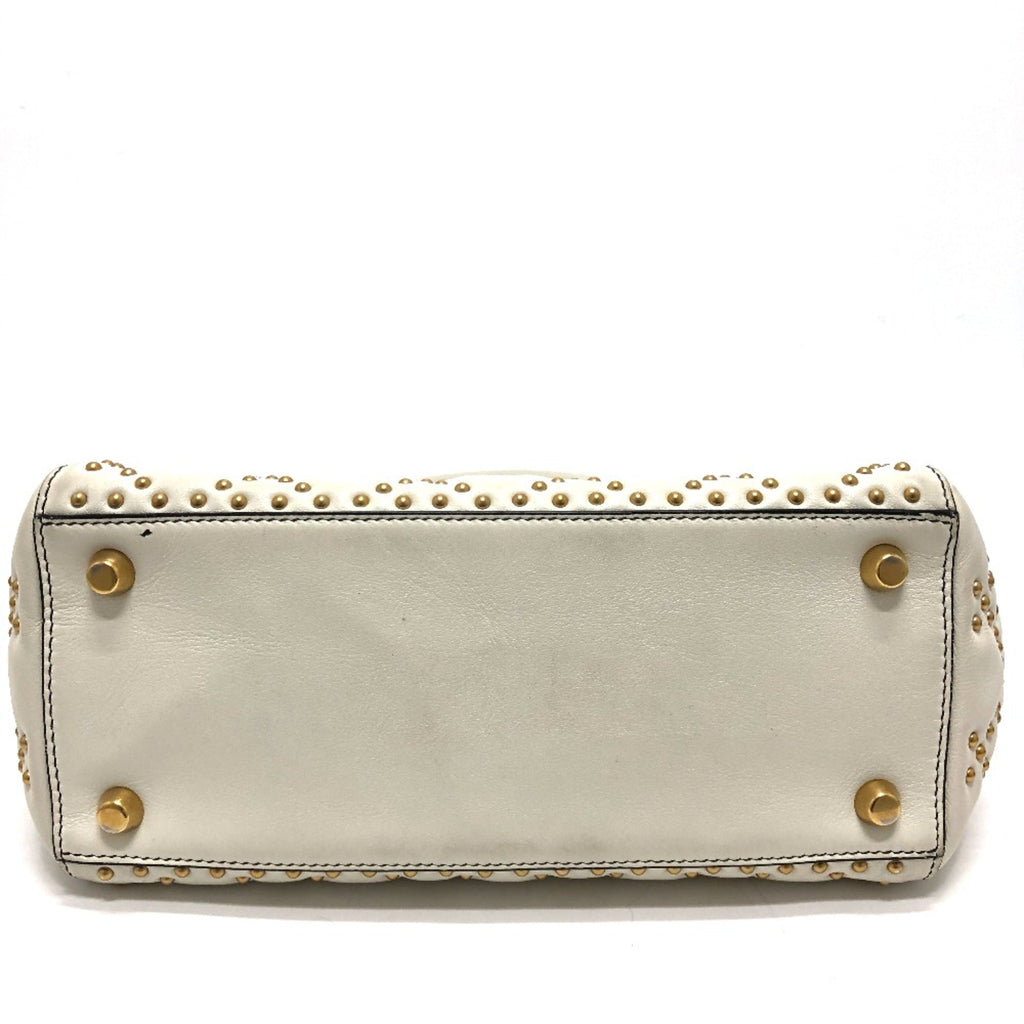 Christian Dior White Leather Handbag (Pre-Owned)