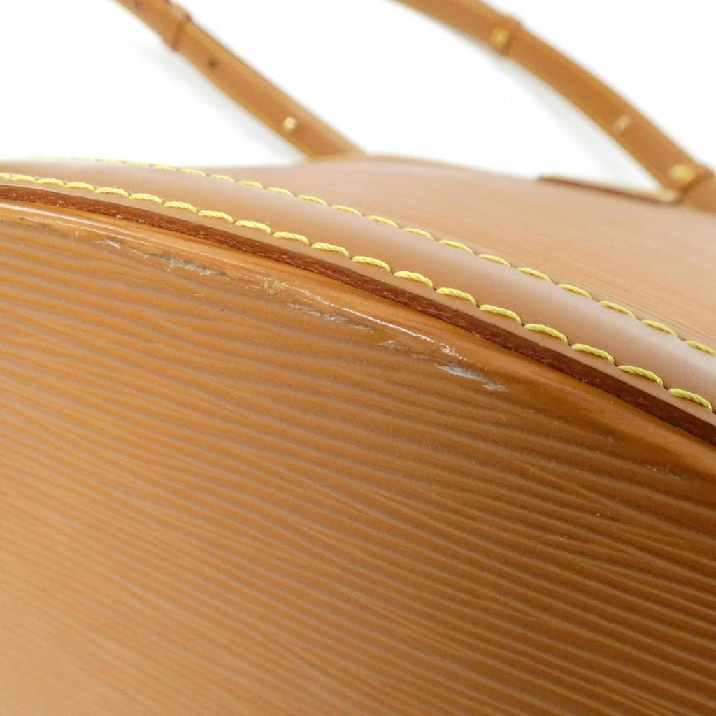 Louis Vuitton Gold Brown Leather Shoulder Bag
